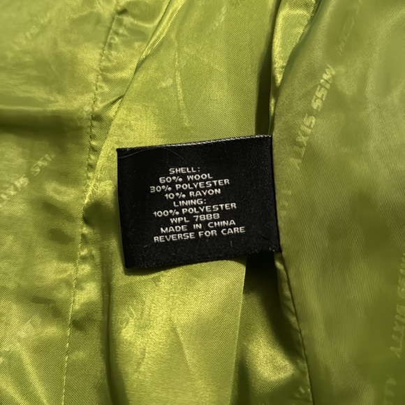 Miss Sixty Green Pea Coat with Hood - Picture 4 of 5